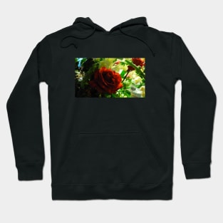 Beautiful Red Rose Hoodie